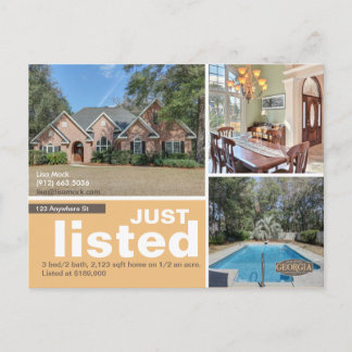 Alleen grote foto aangeboden aankondigingskaart