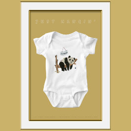 Alleen Hangin' Baby Bodysuit door Adiela Akoo