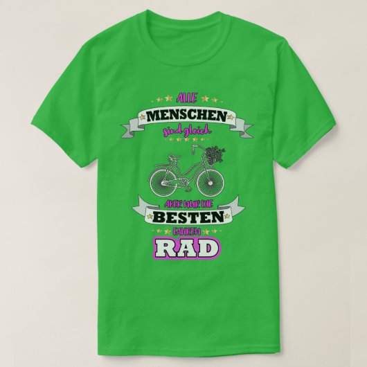 Alleen het beste fietscadeauidee t-shirt (Design voorkant)