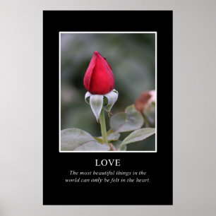 Alleen het hart kent ware schoonheid poster