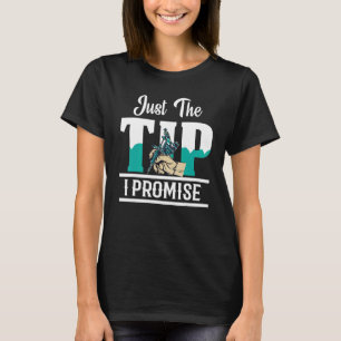 Alleen het puntje, dat beloof ik Tattoo-artiest Pi T-shirt