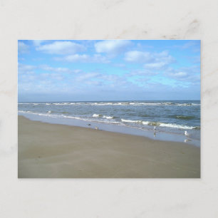 Alleen het strand briefkaart