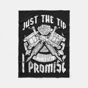 Alleen het Tip I Promise Funny Tattoo Lover Tattoo Fleece Deken