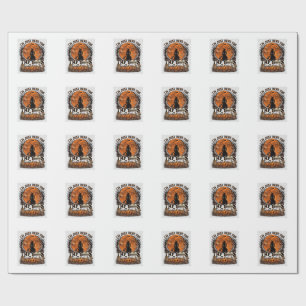 Alleen Hier Boos Halloween Heks Maan Pompoenen_1 Cadeaupapier