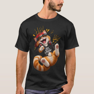 Alleen Hier om te Lachen – Grappige Kat T-shirt
