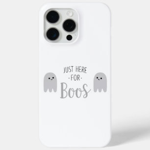 Alleen Hier voor Boos Cute Ghost Halloween iPhone 15 Pro Max Hoesje