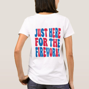 Alleen Hier Voor De Vuurwerk, Grappig Nederlands V T-shirt