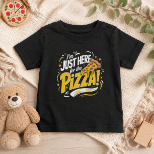 Alleen Hier voor het Pizza T-shirt Grappige Pizz
