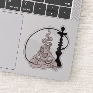 Alleen Hookah, Hookah Girl, Hookah lady lady Sticker