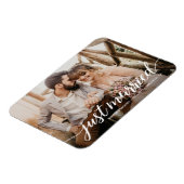 Alleen huwelijksfoto voor overlay weddenschap magneet (Linkerzijde)