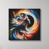 Alleen ik canvas afdruk (Voorkant)