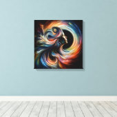 Alleen ik canvas afdruk (Insitu (Houten vloer))