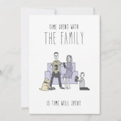 Alleen in het Wenskaart Silicon Valley: Familietij Kaart (Voorkant)