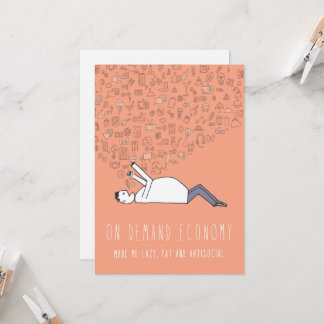 Alleen in het Wenskaart Silicon Valley: Op verzoek Kaart