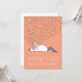 Alleen in het Wenskaart Silicon Valley: Op verzoek Kaart (Voorkant / Achterkant in situ)