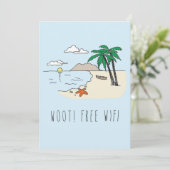 Alleen in het Wenskaart Silicon Valley: Vacatie Kaart (Staand voorkant)