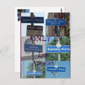 Alleen in LA briefkaart (Voorkant / Achterkant)