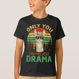 Alleen Jij Kan Drama Lama Kamperen Voorkomen T-shirt
