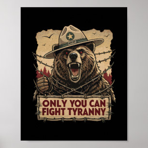 Alleen jij kan tirannie bestrijden - Verdedig demo Poster