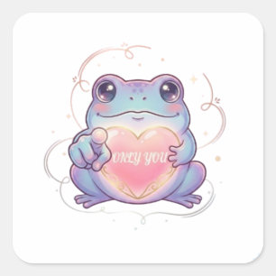 Alleen Jij Kikker Sticker Schattige Kikker Lichtge