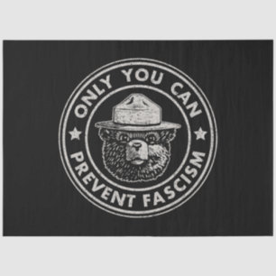 Alleen jij kunt fascisme weerstaan voorkomen tissuepapier