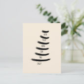 Alleen jij kunt je weg inspirerend vinden briefkaart (Staand voorkant)