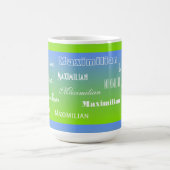 Alleen jouw naam koffiemok (Center)