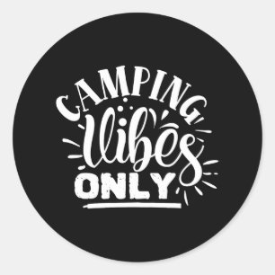 Alleen kamblokjes ronde sticker