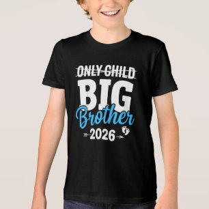 Alleen kind doorgehaald grote broer 2026 Tri-Blend shirt