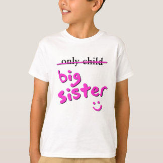 Alleen kind/grote zuster t-shirt