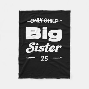 Alleen kind nieuwe zus Sticker Fleece Deken