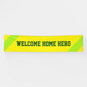 Alleen kleur groen en woorden + uw ideeën spandoek