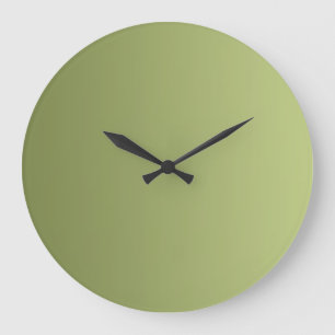 ALLEEN KLEUR verlopen - olijfgroen Grote Klok