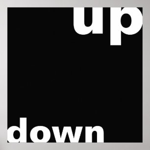 Alleen kleurenachtergrond - zwart + uw ideeën poster