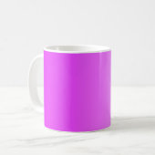 ALLEEN KLEURKLEUREN - neonroze Koffiemok (Voorkant links)