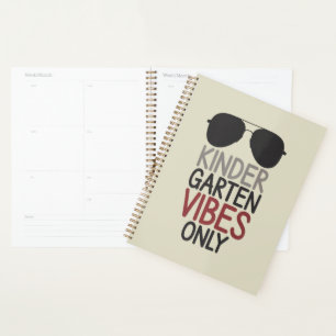 Alleen kleuterschool sfeer terug naar school planner