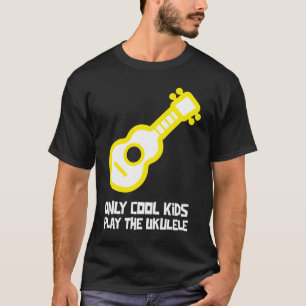 Alleen Koel Kinderen Speel de Ukulele voor de Uke T-shirt