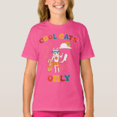 Alleen koele katten t-shirt (Voorkant)