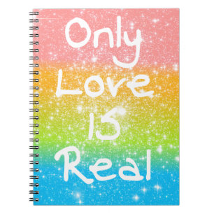 Alleen liefde is echt notitieboek