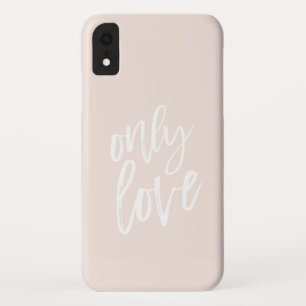 Alleen liefdesroze iPhone XR hoesje