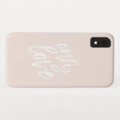 Alleen liefdesroze Case-Mate iPhone case (Achterkant (horizontaal))