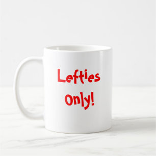 Alleen links! koffiemok