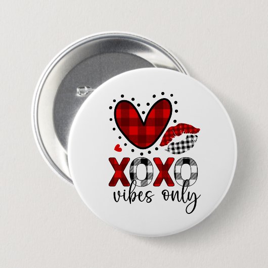 Alleen Love Vibes Button (Voorkant /achterkant)