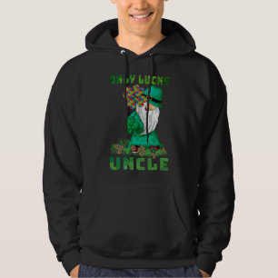 Alleen Lucky oom Gnomes Autism St Patrick's Day Hoodie