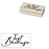 Alleen Maar 4 Rubberstempel (Gestempeld)