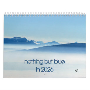 alleen maar blauw in 2026 kalender