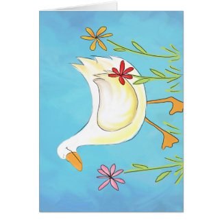 Alleen maar Ducky met bloemen