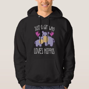 ALLEEN MAAR EEN MEISJE DAT VAN NIJLPAARDEN HOUDT M HOODIE