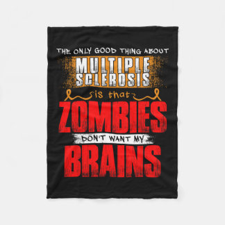 Alleen maar goed ding over multiple sclerose Zombi Fleece Deken