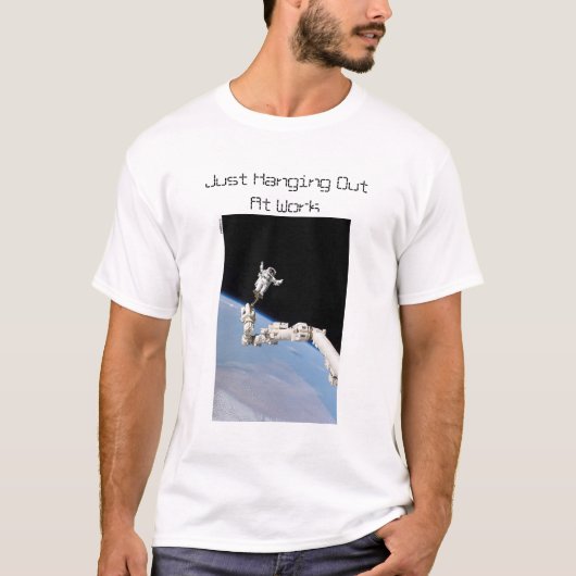 Alleen maar op het werk t-shirt (Voorkant)